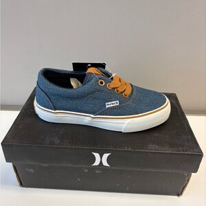 Size 12 Hurley Kids Marley Blue and Orange Sneakers